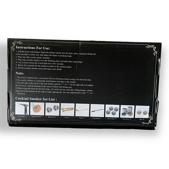 Syjunf Cocktail Whiskey Smoker Gift Set Kit with Accessories (No Butane) NEW - Picture 5 of 16